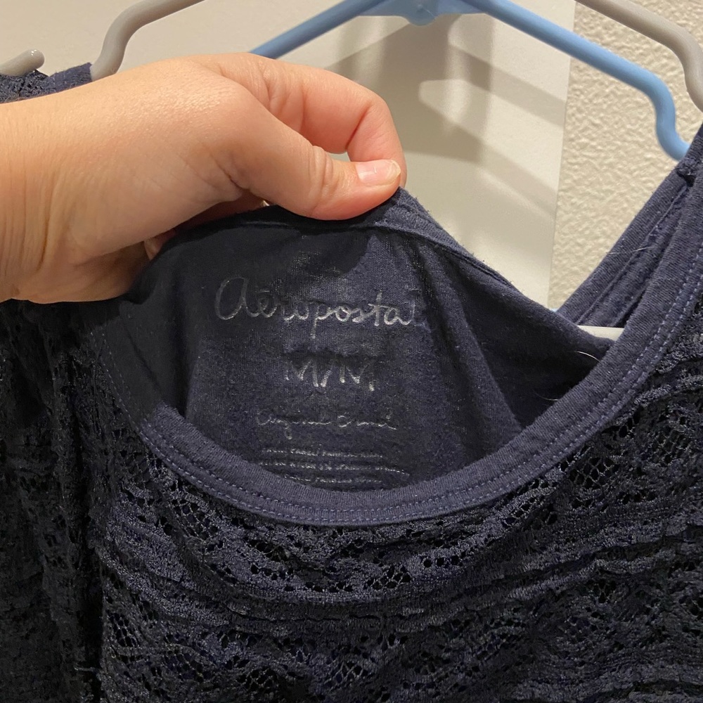 Navy top - Picture 2 of 3